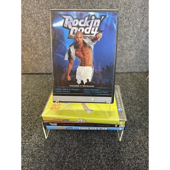 Other - Lot of 4 Workout‎ DVDs~Turbo Jam and Rockin' Body